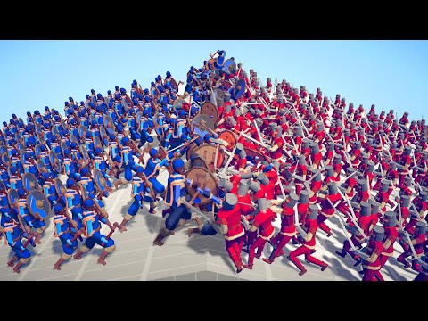 100x MEDIEVAL KING ARMY ⚔️ vs 🪓 100x VIKING ARMY / Totally Accurate Battle Simulator ( TABS )