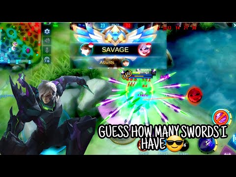 GUSION SAVAGE | MAYHEM MODE | 20 DAGGERS COMBO | MOBILE LEGENDS