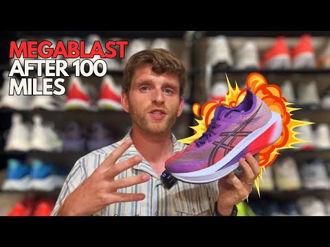 ASICS Megablast nach 100 Meilen
