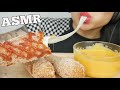 ASMR MOZZARELLA CORN DOG CHEESE SAUCE SATISFYING CHEESE PULL EATING SOUNDS NO TALKING SAS ASMR
