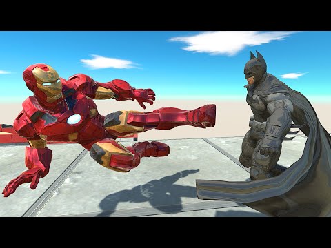 DEATH RUN IRONMAN VS BATMAN - Animal Revolt Battle Simulator
