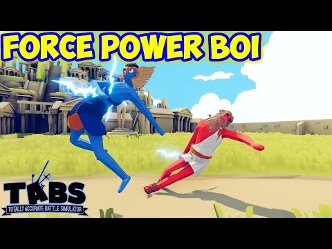 Force Power Boi vs Every Unit - TABS MODS Unit Possession Update