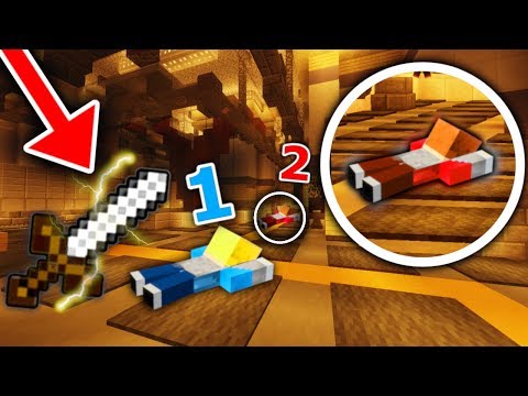 CRAZY DOUBLE KNIFE THROW! (Minecraft Murder Mystery)