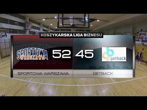 Sportowa Warszawa vs GetBack - XII kolejka - Warszawa - Koszykarska Liga Biznesu