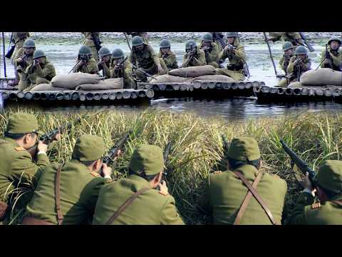 日軍偷摸過河，不料剛到河中心，對岸的國軍萬槍齊發！