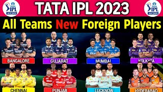 IPL 2023 - All Team Foreign Players | IPL 2023 All 10 Teams Foreign Players List | RCB,CSK,MI,KKR,GT