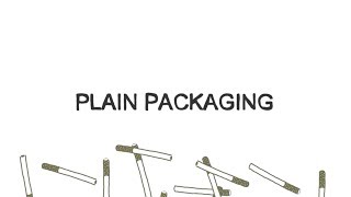 Plain packaging for tobacco