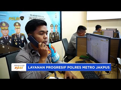 POLRES METRO JAKARTA PUSAT LUNCURKAN LAYANAN PROGRESIF PERKUAT PELAYANAN PUBLIK