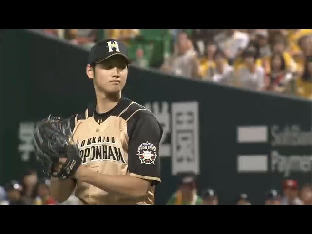 【1回裏】「中10日の大一番」ファイターズ・大谷 155キロでピンチ凌いだ!! 2015/8/4 H-F