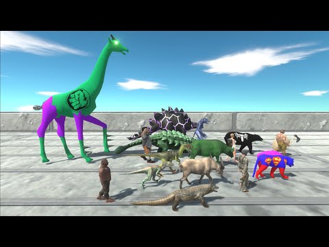 Escape from HULK GIRAFFE - Animal Revolt Battle Simulator Escape from Monster