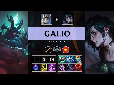Galio Mid vs Hwei - VN Challenger Patch 25.18