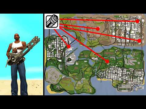 ALL Secret Minigun Locations in GTA San Andreas