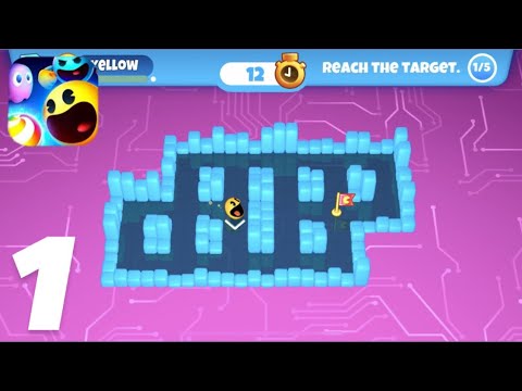 Pacman Party Royale Gameplay Part 1 | Tutorial and Quickplay Gameplay (iOS Arcade)
