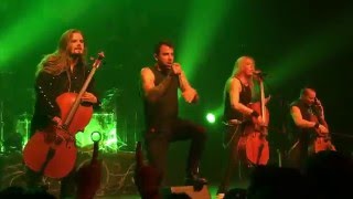 &quot;House of Chains&quot;- Apocalyptica ft. Franky Perez LIVE at The Fonda Theater - Los Angeles, CA 5/3/16