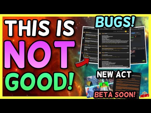 Bugs Are Causing Issues For Players, Act 1 (Act 7) into Beta Soon & Crystal Opening Reactions [MCN]