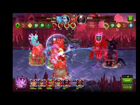 Hero Wars - Isaac (112K) vs Corrupted Orion (Adventure 13 Boss) with Mage buff!