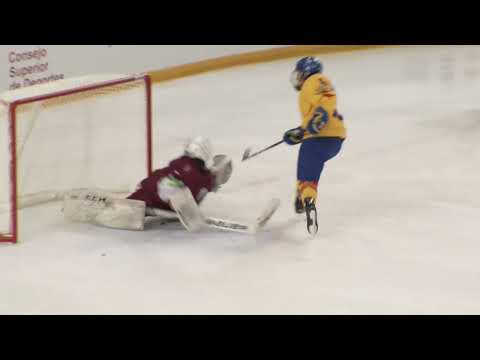 Хоккей Latvia vs. Spain — 2022 IIHF Ice Hockey Women's World Championship Division II Group A