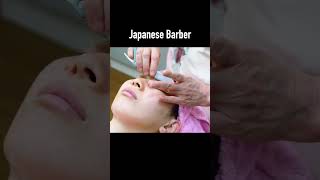 🇯🇵 Japanese barber beautifully trims the eyebrows of a Japanese woman　t💈 #barber #shaving #eyebrows