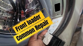 A repair you should expect when you buy a front loader washer;How to replace LG door switch
