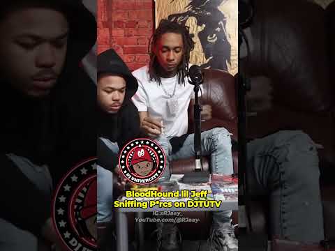 BloodHound Lil Jeff Sniffing P*rcs During Interview