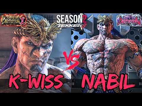 Tekken 8 - Season 2 ▰ K-Wiss (Fahkumram) Vs Nabil (Fahkumram) ▰ High Level Gameplay