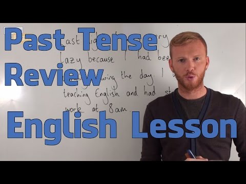 Past Tense Review Grammar Lesson Upper Intermediate