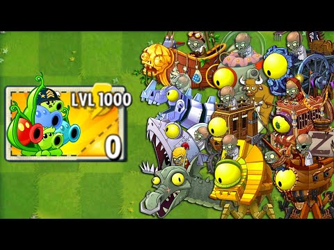 PvZ2 Zombot Battlez - Every PEASHOOTER Vs. All Zombots !