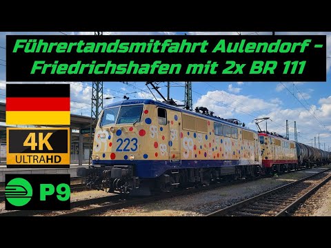 Führertandsmitfahrt Aulendorf - Friedrichshafen mit 2x BR 111