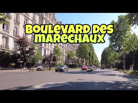 🇫🇷 Car tour all around Paris by Boulevard des Maréchaux 🚙