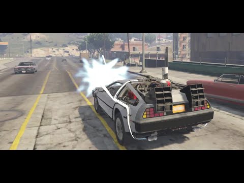 Grand Theft Auto V- BACK TO THE FUTURE MOD! Part One