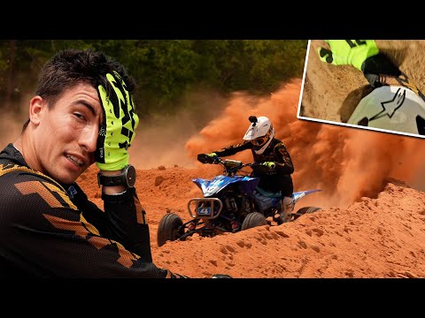 I Crashed So Hard I Bent My Steering Stem!! Bryce Ford Training at Deckers