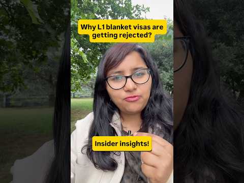 Why is my L1 blanket visa getting rejected at the interview?