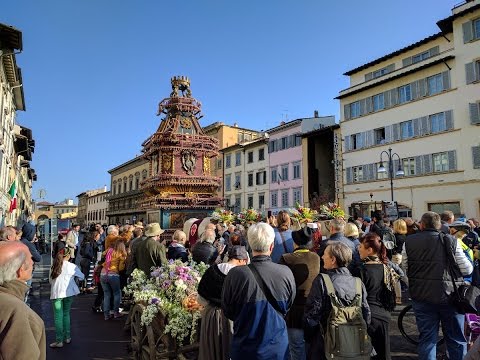 Firenze, Il percorso del Carro 2017, Domenica 16 Aprile 2017