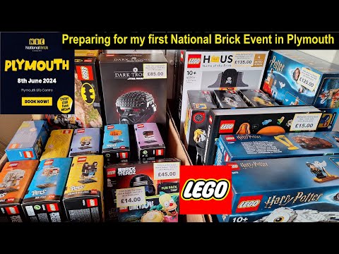 Lego Event Preparation - Getting ready for my first National Brick Event in Plymouth on 8th June 24