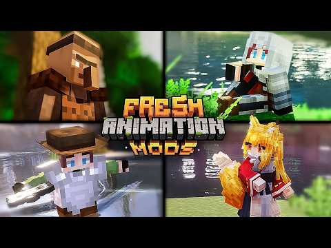TOP 20 Minecraft Mods With Fresh Animations Ep. 2 (New & Unique)