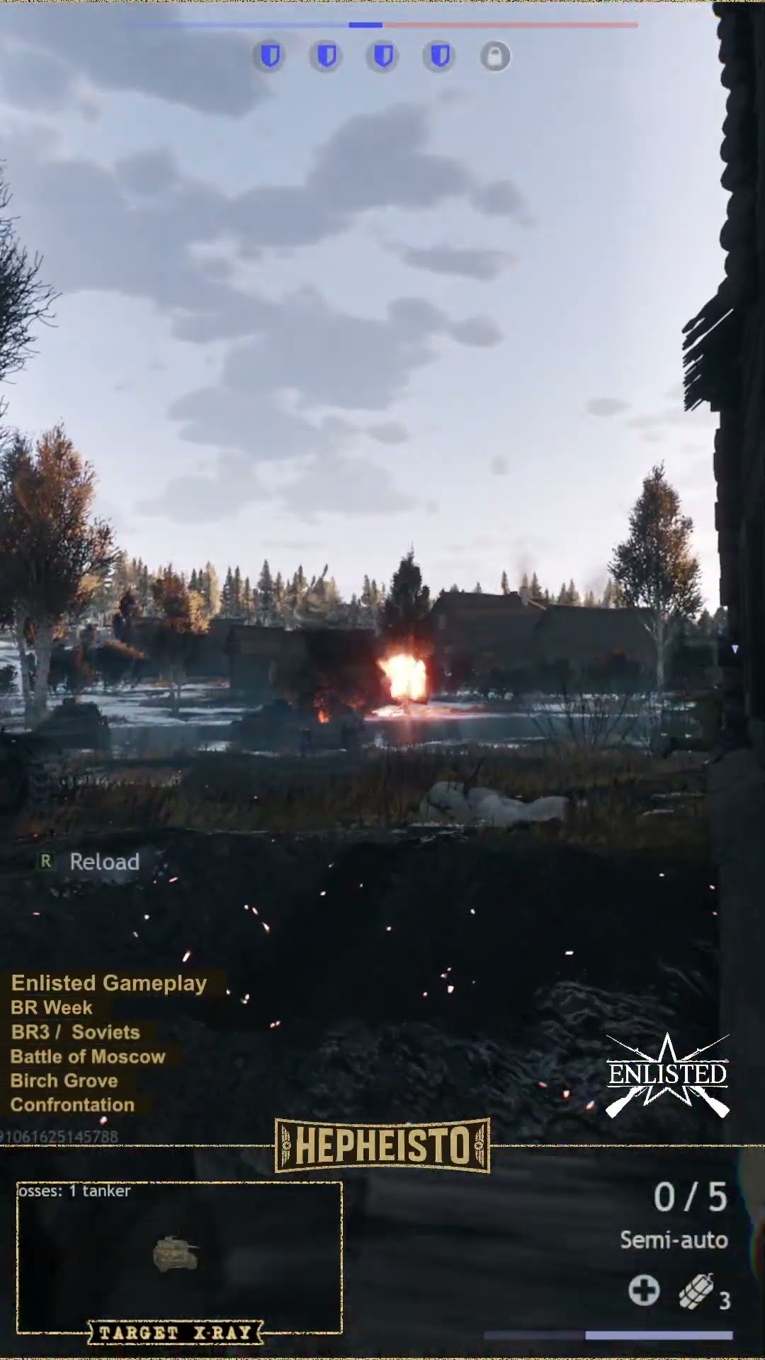 Anti Tank Gunner eliminates Panzer IV J with Panzerfaust 60