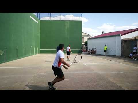Frontenis open de Pozalmuro 1ª fase Asier y Dani vs Ruben y David