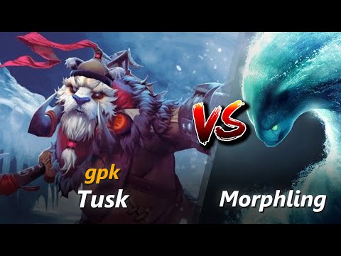 gpk mid Tusk vs Morphling | First 10 minutes