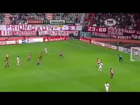 Gol 38 Jonathan Schunke e/c / Estudiantes 1-2 River (1-2)