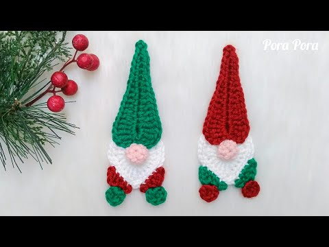 Crochet Christmas Gnome I Crochet Christmas Decorations I Crochet Christmas Ornaments