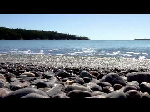 4k Video and HQ Audio of the Rare Jasper beach in Bucks Harbor, Maine