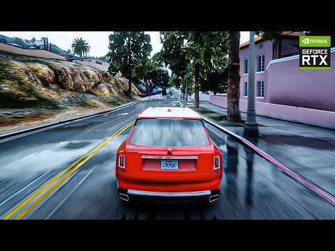 GTA V: New Ultra-Realistic Graphics Mod Gameplay! Max Settings RTX™ 3090 OC - 2021 Ray-Tracing 4K