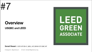 Overview of USGBC and LEED | Introduction to Categories | LEED Green Associate Exam Prep