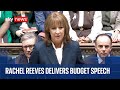 Chancellor Rachel Reeves Delivers The 2025 Budget Watch The Full Speech