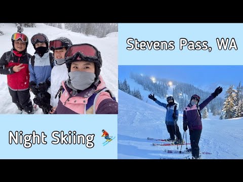 Night Skiing | Stevens Pass, WA|