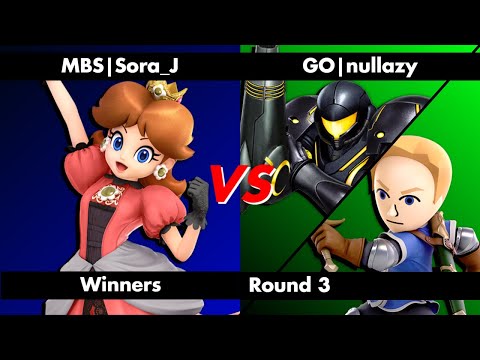 TTGO #149 Winners Rd 3 - Sora_J (Daisy) vs nullazy (Samus, Mii Swordfighter) SSBU Smash Ultimate