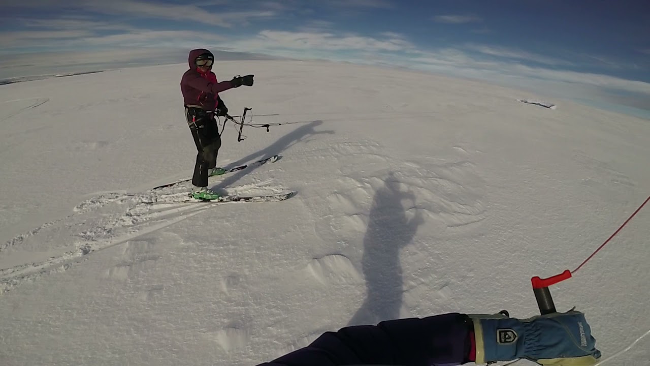 Snowkite Granfjällsstöten March 2021