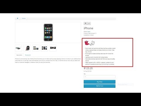 Product Highlights | Bullet Points like Amazon for OpenCart 3.0.3.x.ocmod
