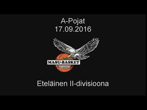 MaSu - Pakilan Visa 17.09.2016 Koripallo A-pojat 2-divisioona