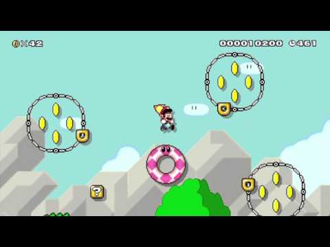 ドーナッツロード　-Donut Road-　v2.0 by H01 - Super Mario Maker - No Commentary 1AF